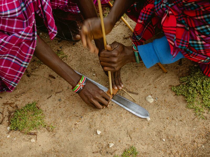 Nairobi skyline at sunset